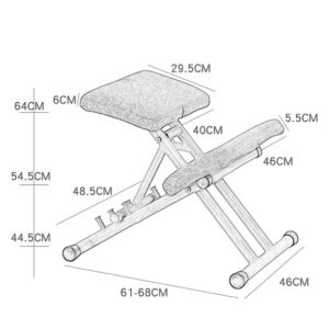 SHIJIANX Kneeling Chair Home Office Chairs Adjustable Orthopedic Chair Anti-humped Student Chair Children's Posture Correction Chair Adult Computer Chair Home Strong Load-Bearing