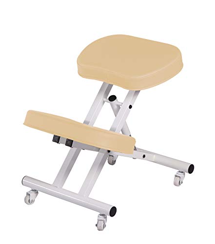 Master Massage Healthy-Star-Program Steel Posture Kneeling Chair Cream, 1count