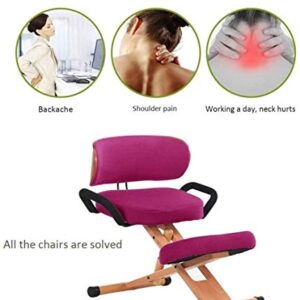 Happy shopping Kneeling Chairs, Wellbeing Ergonomic Kneeling Chair, Posture Corrective Chair, Angled Kneeling Chair, Adjustable Stool, for Office & Home, Perfect for Body Shaping and Relieving Stress