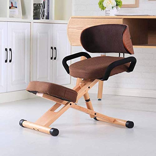 Happy shopping Kneeling Chairs, Wellbeing Ergonomic Kneeling Chair, Posture Corrective Chair, Angled Kneeling Chair, Adjustable Stool, for Office & Home, Perfect for Body Shaping and Relieving Stress