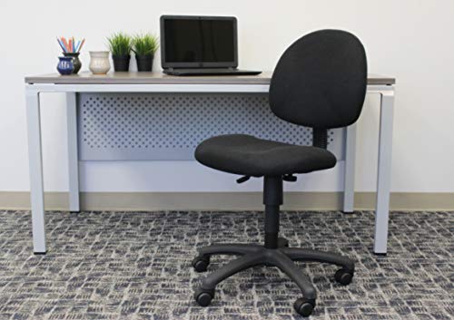 Boss Office Products Nylon Black Boss Office Deluxe Posture Chair, 25" W x 25" D x 35-40" H