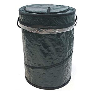 redmon green culture campers choice pop up trash container, 18×25