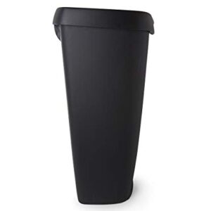 Umbra 084200-047 Brim Step On Trash Can, Black, 13 Gallon