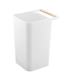 yamazaki home como trash can, one size, white – 3132