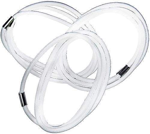 INTELLECTDOOR Trash Can Bands/Sets of 3/White