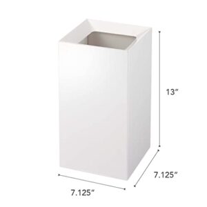 Yamazaki Home Plastic | Trash Can, One Size, White