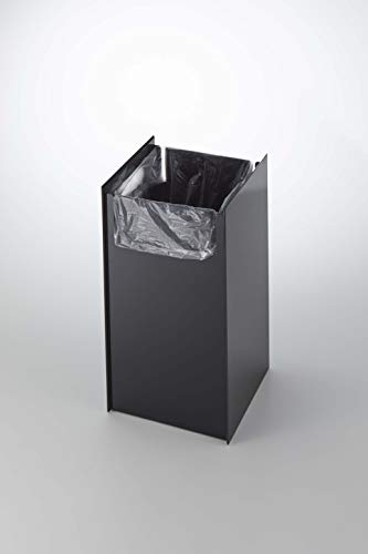 YAMAZAKI home 4493 Trash Can-Modern Garbage Waste Basket with Handle, One Size, Black