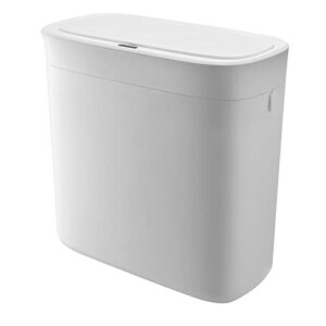 eyuepu trash can 5 gallon smart sensor garbage 19l can with press top lid for bathroom ,living room,office and kitchen