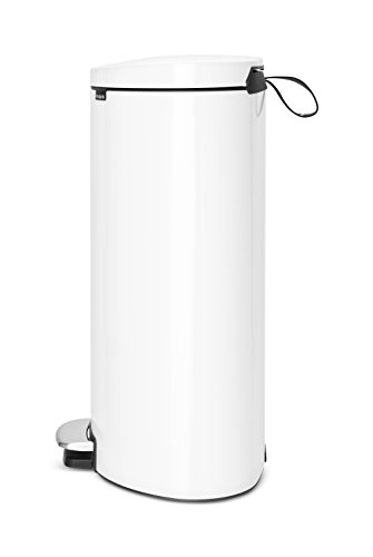 Brabantia Pedal Bin Silent - White - 40 Liter