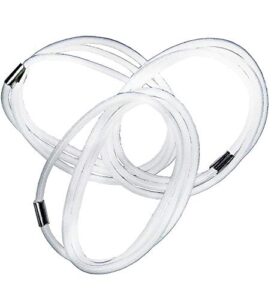 trash can bands sets of 3/white only