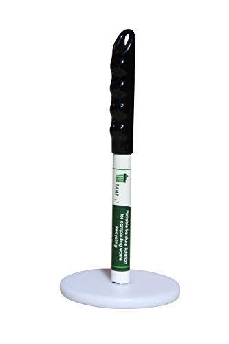 TAMP-IT Touchless Trash Compactor Tool, 12" x 5",Reduce the Number of Trips to the Trash Bin and the Number of Plastic Bags in the Landfill, Perfect for Kitchen, Office, and Bed Room Trash Cans