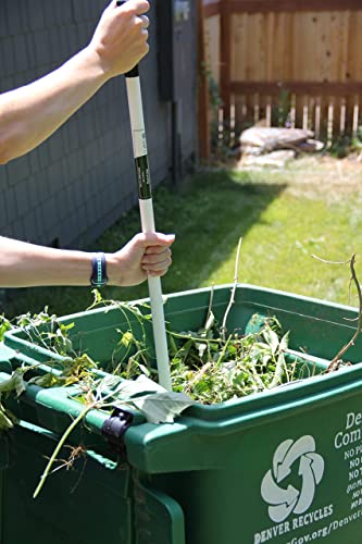 TAMP-IT Touchless Trash Compactor Tool, 12" x 5",Reduce the Number of Trips to the Trash Bin and the Number of Plastic Bags in the Landfill, Perfect for Kitchen, Office, and Bed Room Trash Cans