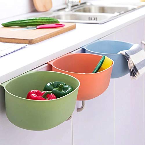 Hanging Kitchen Waste Bins Over Cabinet Garbage Bowl Holder Trash Multifuctional Hanging Trash Can Waste Bins Garbage Containers Collect Counter Food Scraps Compost