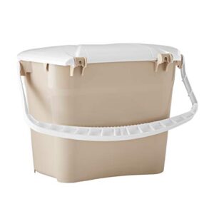 Step N' Sort The Scrap Saver, 1.8 Gallon Large Capacity, Odor Reducing Kitchen Caddy, Beige (PGSS7L)