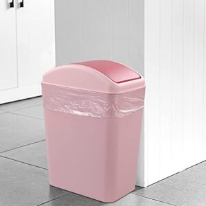 Ggbin Plastic Trash Cans, Swing Trash Bins for Kitchen, Office