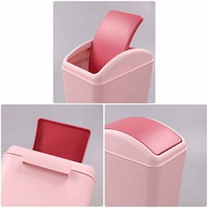 Ggbin Plastic Trash Cans, Swing Trash Bins for Kitchen, Office