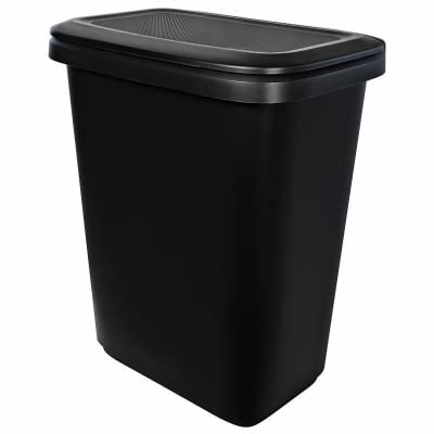 Hefty Hft-2280-075-3 Dual Function XL Trash Can, Black