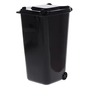 KIRSTHM Small Trash Can, Mini Curbside Trash Bin with Lid, Desk Organizer Garbage Bin, Pen Holder Office Desktop Supplies Toy, Small Kitchen Countertop Trash Recycling Containers, Mini Wastebasket