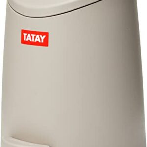 TATAY Standard Bathroom Pedal Bin, 3L, One Size, Grey