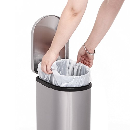 Heim Concept Trash Can, 2.6L, Silver