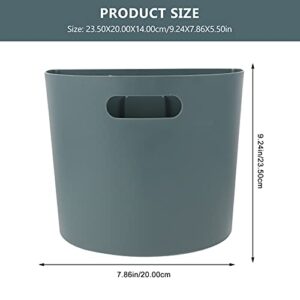 Cabilock Foldable Storage Box Wall Hanging Garbage Can Semicircle Wall Mounted Waste Bin Cabinet Door Trash Can Foe Home Kitchen Bathroom Trash Bin Small Compost Bin