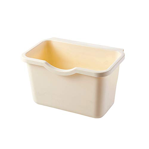 ekqw015l ekqw015l Kitchen Cabinet Door Hanging Rubbish Trash Bin Can Sundries Storage Container Rice White