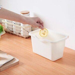 ekqw015l ekqw015l Kitchen Cabinet Door Hanging Rubbish Trash Bin Can Sundries Storage Container Rice White