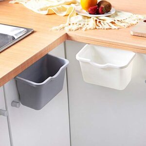 ekqw015l ekqw015l Kitchen Cabinet Door Hanging Rubbish Trash Bin Can Sundries Storage Container Rice White