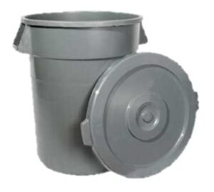 winco ptcl-44 lid for 44-ga trash can, grey – trash can lids-ptcl-44