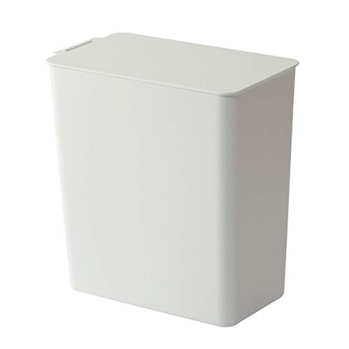 shlutesoy Mini Solid Color Desktop Dustbin Trash Can Kitchen Worktop Rubbish Holder Bin