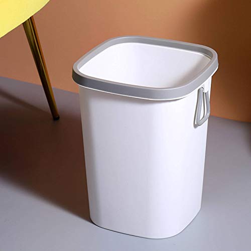 NC Nordic Style Trash can with lid Home Living Room Creative Toilet Kitchen Press Ring Covered Trash can