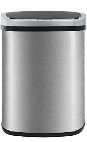 New 13-Gallon Touch Free Sensor Automatic Touchless Trash Can Kitchen