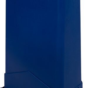 Carlisle FoodService Products 34202314 TrimLine Polyethylene Waste Container, 23 Gallon Capacity, 20" Length x 11" Width x 29.88" Height, Blue (Case of 4)