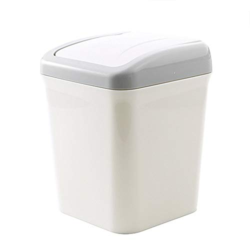 FORUU Hidden Retractable Trash Can,Office Desk Adhesive Dustbin Garbage Waste Bin,Portable Household Trash Can,Debris Sorting Trash,Waste Basket,Small Trash Can,Best for Home Office Kitchen