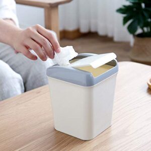 FORUU Hidden Retractable Trash Can,Office Desk Adhesive Dustbin Garbage Waste Bin,Portable Household Trash Can,Debris Sorting Trash,Waste Basket,Small Trash Can,Best for Home Office Kitchen