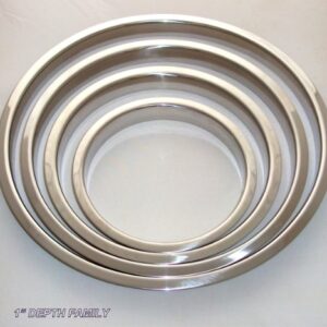 Hardware Concepts Polished Stainless Steel 10" x 1" Trash Grommet