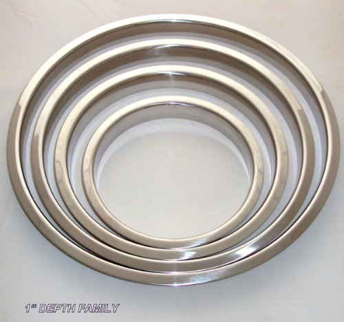 Hardware Concepts Polished Stainless Steel 10" x 1" Trash Grommet