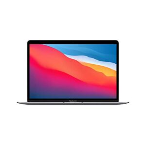 apple 2020 macbook air laptop m1 chip, 13″ retina display, 8gb ram, 256gb ssd storage, backlit keyboard, facetime hd camera, touch id. works with iphone/ipad; space gray