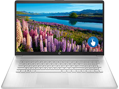 HP Newest 17 Laptop, 17.3" HD+ Touchscreen Display, AMD Athlon Gold 3150U Processor, 16GB DDR4 RAM, 1TB PCIe NVMe SSD, Type-C, HDMI, Wi-Fi, Bluetooth, Windows 11 Home, Silver