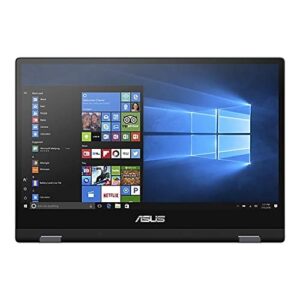 ASUS VivoBook 14" FHD LED 2-in-1 Touchscreen Premium Laptop Bundle Accessory | Intel Core i5-10210U | 8GB DDR4 RAM | 512GB SSD | Backlit Keyboard | Fingerprint | HDMI | Windows 10