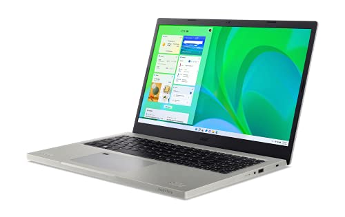 Acer Aspire Vero AV15-51-7617 Green PC | 15.6" FHD IPS 100% sRGB-Display | 11th Gen Intel Core i7-1195G7 | Intel Iris Xe Graphics | 16GB DDR4 | 512GB NVMe SSD | Wi-Fi 6 | PCR Materials | Vero-Sleeve