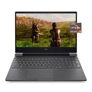 HP Victus 15-fb0028nr, 15.6" FHD Gaming Laptop PC, NVIDIA GeForce RTX 3050 Ti, AMD Ryzen 7 5800H 16GB Ram 512GB SSD Windows 11 Home (2022)(Renewed)