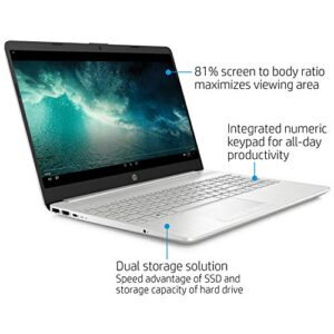 2021 HP Pavilion Flagship 15.6" HD Laptop, AMD Ryzen 3 3250U (Up to 3.5GHz, Beats i7-7600U), 16GB RAM, 256GB SSD + 1TB HDD, Webcam, Video Conferencing, Bluetooth, HDMI, WiFi, Win 10 + Oydisen Cloth