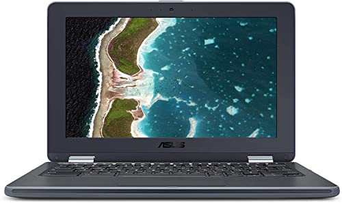 ASUS Flip C213SA 11.6" Touchscreen Chromebook, Intel Celeron, 4GB RAM, 32GB eMMC, Chrome OS (Renewed)