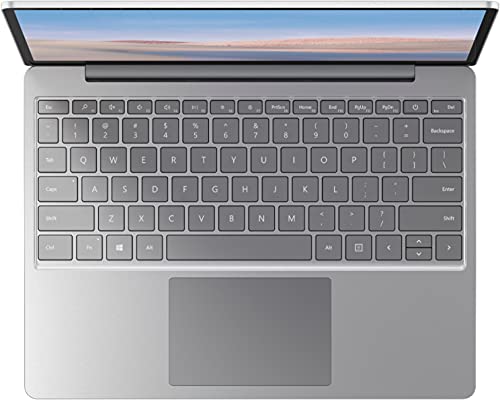 Microsoft Surface Laptop Go 12.4" Touchscreen, Intel Core i5-1035G1 Processor, 4 GB RAM, 128GB PCIe SSD, Up to 13Hr Battery Life, WiFi, Webcam, Windows 11 Pro, Platinum Silver