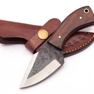 Sky Knives Handmade Fixed Blade High Carbon Steel, Hunting Knives, Bushcraft EDC Survival and Pocket Knife For Men With Sheath.