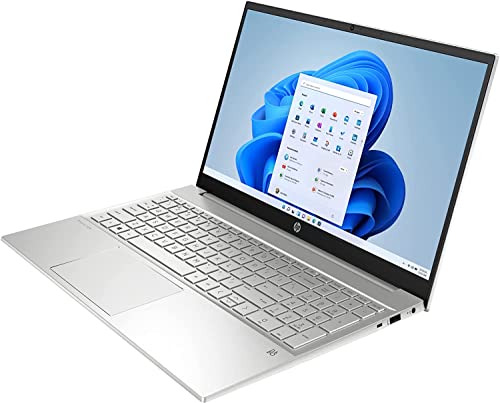 HP Newest Pavilion 15.6" FHD IPS Touchscreen Display Laptop AMD Ryzen 7 5825U(Beat i7-1185G7), Backlit KB, W/ Stylus -32GB DDR4 RAM, 2048GB PCIE SSD, - Windows 11 Home - Silver