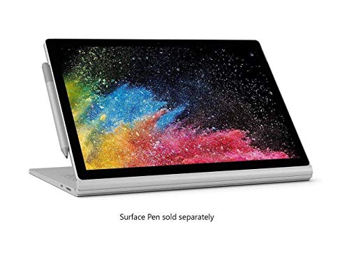 Microsoft Surface Book LCL-00001 2-in-1 Laptop, Intel Core i5-6300U, 8GB RAM, 256GB SSD (Renewed)