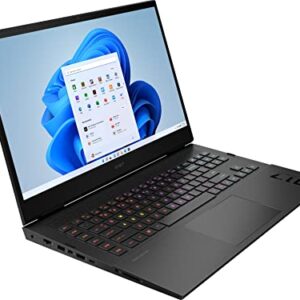 HP 2022 OMEN 17.3" 165Hz Gaming Laptop, Intel 12th Core i7-12700H, 32GB DDR5 RAM, 1TB PCIe SSD, NVIDIA GeForce RTX 3070Ti, RGB Backlit Keyboard, Windows 11, Shadow Black, w/ 32GB USB Business Card