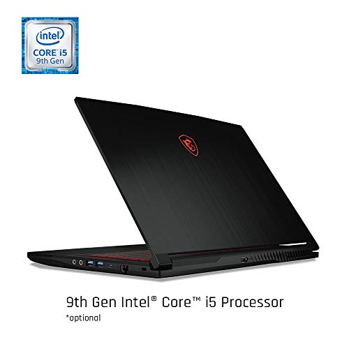 MSI GF63 Thin 9RCX -615 15.6" Gaming Laptop, Intel Core i5-9300H, NVIDIA GTX 1050Ti, 8GB, 512GB NVMe SSD, Win10